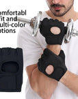 Weightlifting Gloves Women Men Fitness Gym Gloves Half Finger Breathable Non-slip Gel Pad Bodybuilding Training Dumbbells Gloves