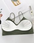 Women Sports Bras Fast Dry Elastic Padded Gym Running skeep Bra Solid color Fitness Yoga Sport breathable Tops