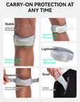 GOBYGO 1Pcs Sports Patella Strap Compression Knee Pads Adjustable Knee Sleeve  Outdoor Running Shock Absorption Jump Rope Unisex