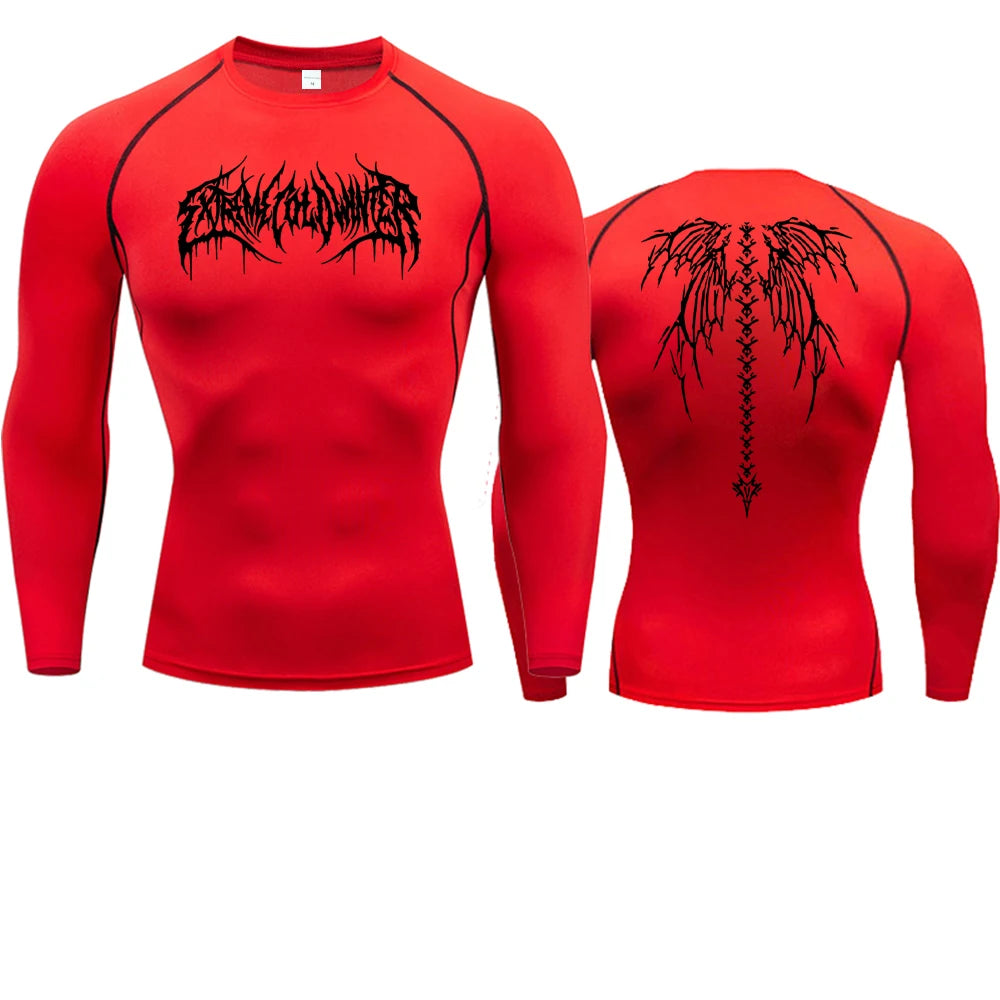 Men's T-shirt Men Running Sport T Shirt Men Compression Fitness Tops Tee Quick DryTight Training Gym Sport Running Shirts Jersey