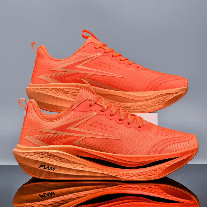 Running Shoes Speciality Marathon Men Sports Breathable Lightweight Carbon Board Women's Comfortable Athletic Nonskid Sneakers