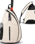 Oxford Tennis and Badminton Bag Outdoor Sports Training Shoulder Tennis Bag Pick Ball Paddle Backpack Crossbody Bags