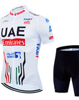 2025 UAE Cycling Jersey Set MTB Uniform Bike Clothing Summer Breathable Bicycle Shirt Ropa Ciclismo Bib Pants Maillot Ciclismo