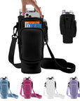 1pc Crossbody Bag Insulated Water Bottle Cover Sleeve for Stanley Cup Anti-fall 30oz/40oz Tumbler Protective Carrier Pouch Strap