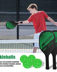 Pickleball Rackets Set Pickleball Paddle Set of 2 Rackets & 4 Pickleballs Balls Pickle-Ball Racquet with Balls Sports Accessory