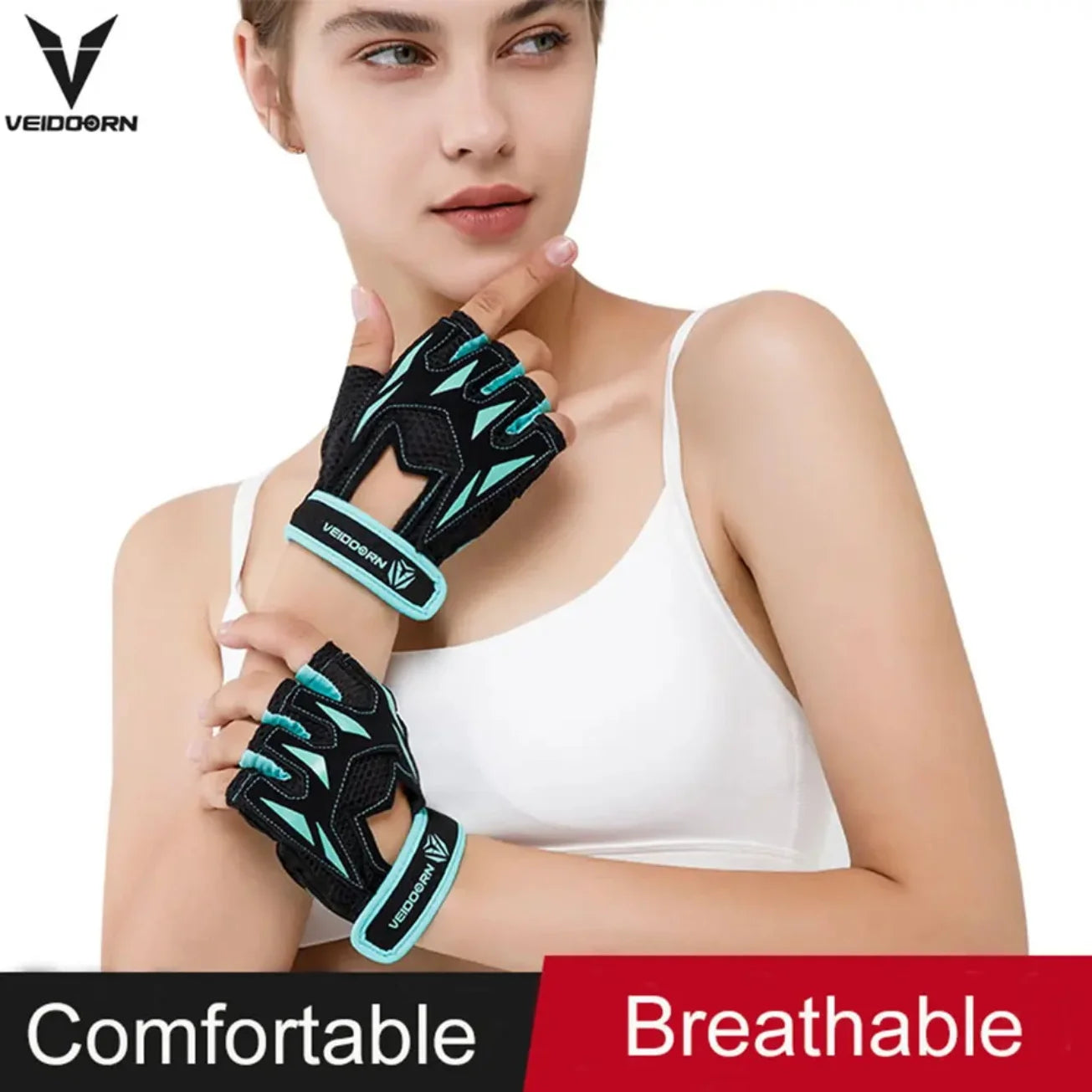 2025 Gym Gloves for Men Women Weight Lifting Half Finger Breathable Anti Slip Training Fitness Workout Gloves