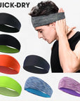 Sports Sweatband for Men Breathable Mesh Design Elastic Hairbands Yoga Headbands Headwear or Running Yoga Fitness Workout