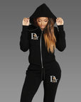 2025 Women Sets Zipper Cardigan Hoodie Sweatpant 2-piece Designer Clothes Fashion Jogging Clothing Chandals Famale Sports Suit