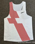 Marathon Runner's Lightweight Quick Dry Breathable Checkered Vest for Outdoor Running Sports Training And Friendly Competitions