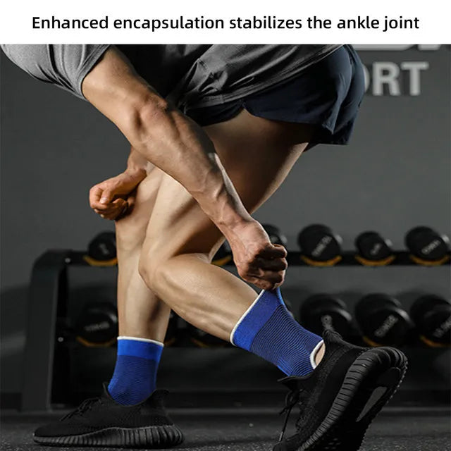 2Pcs Knitted Ankle Support For Sprains Arthritis Tendonitis Running Football Foot Protection Ankle Sleeve Sock Sports Anklet