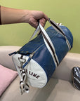 Sport Gym Bag for Women Men Shoulder Bags with Shoes Storage Pocket Fitness Training Waterproof Leather Travel Bag Handbag Daily