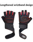 Fitness Half Finger Gloves Men And Women Wrist Guard Sports Dumbbell Riding Non Slip Horizontal Bar Exercise Training