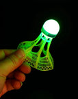 Glow-in-the-Dark LED Badminton Shuttlecocks (1/2/5 Packs): Windproof Design for Practice & Nighttime Play