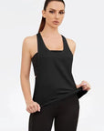 Women's Sports Smock Fitness Sports Vest T-shaped Quick Drying Slim Sleeveless Running Sports Vest