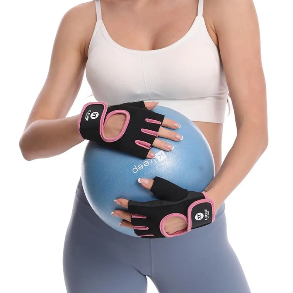 Weightlifting Gloves Women Men Fitness Gym Gloves Half Finger Breathable Non-slip Gel Pad Bodybuilding Training Dumbbells Gloves