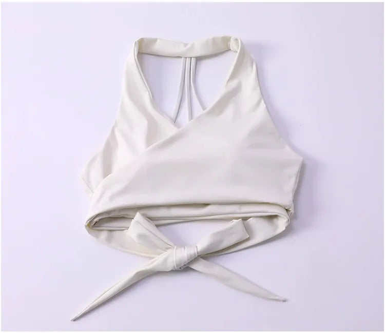 Summer sports bra women's running wearing shock resistant training yoga suit vest top fitness bra