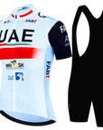 2025 UAE Cycling Jersey Set MTB Uniform Bike Clothing Summer Breathable Bicycle Shirt Ropa Ciclismo Bib Pants Maillot Ciclismo