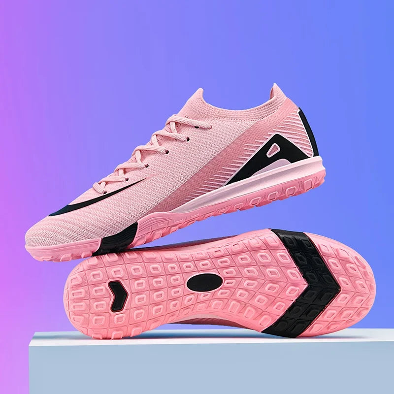 New Men Sport Soccer Shoes Training Boys Football Boots Outdoor Adult  Long Spikes Non Slip Cleats Breathable Match Comfortable