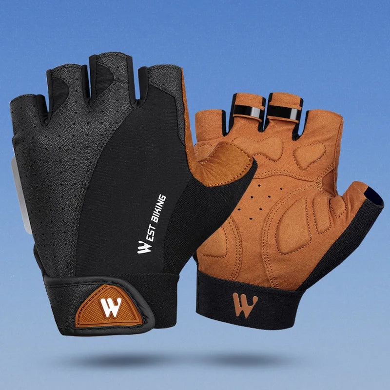 Sports Cycling Gloves Half Finger Men Women MTB Bike Gloves Running Fitness Gym Riding Motorcycle Bicycle Gloves
