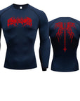 Men's T-shirt Men Running Sport T Shirt Men Compression Fitness Tops Tee Quick DryTight Training Gym Sport Running Shirts Jersey