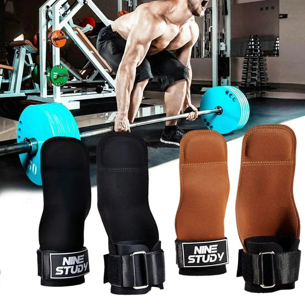 Gym Gloves Fitness Hand Palm Protection Equipment Anti Slip Wear-resistant Wrist Protection Hard Pull Grip Strength Gloves
