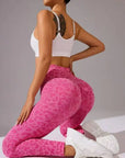 High Waist Sports Leggings Women Seamless Leopard Yoga Pants Sexy Hip Lift Trainning Fitness Outdoor Sports Tights for Women