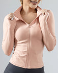 2025 Fall Pilates Quick-Dry Athletic Jacket for Women - Ideal for Gym Workouts & Outdoor Running