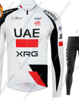 UAE Team Cycling Jersey 2026 Set Clothing Suit Winter Summer Mens Long Sleeve MTB Bike Road Pants Bib Ropa Ciclismo