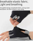 GTUBIKE 1 Pair Gym Body Building Training Fitness Gloves Sports Weight Lifting Exercise Slip-Resistant Gloves for Yoga Gloves