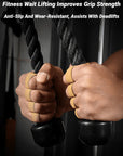 Fitness Four Fingers Gloves Breathable Anti-slip Shock Absorption Dumbbell Leather Weight Lifting Training Pal Men's And Women's