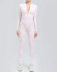 Yoga Suit Gym Set Women Training Sportswear Fitness Long Sleeved Sports Jumpsuit Women Push Up Female Workout Clothes Bodysuits