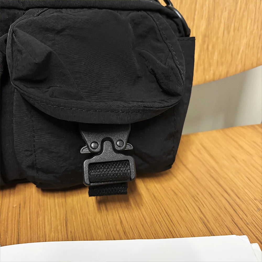 Sports Crossbody Bag, Workwear Style Design, Single Shoulder Bag, Multifunctional Lightweight Chest Bag, Mobile Phone Bag