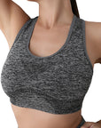Sports Women Bras Yoga Top Vest High Shockproof Quick-drying Yoga Gym Running Fitness Underwear Ladies Seamless Sportswear