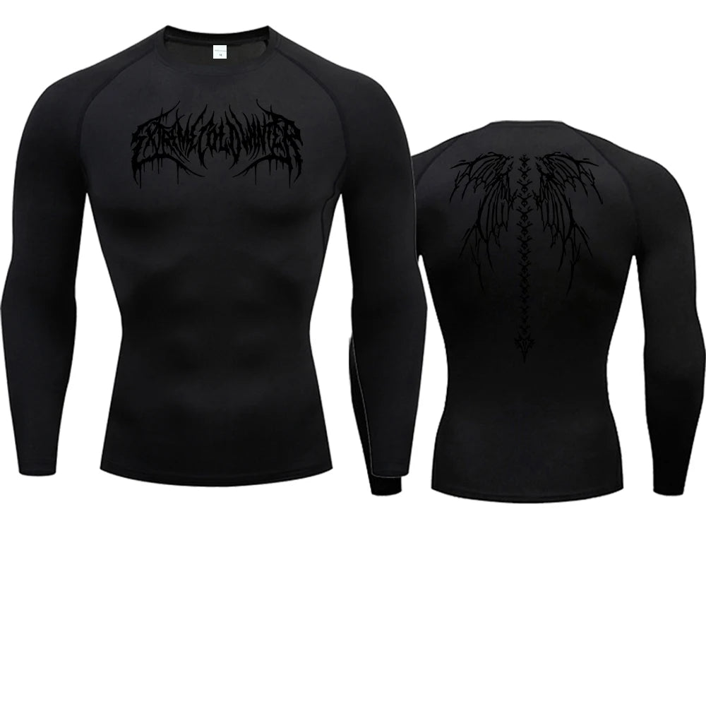 Men's T-shirt Men Running Sport T Shirt Men Compression Fitness Tops Tee Quick DryTight Training Gym Sport Running Shirts Jersey