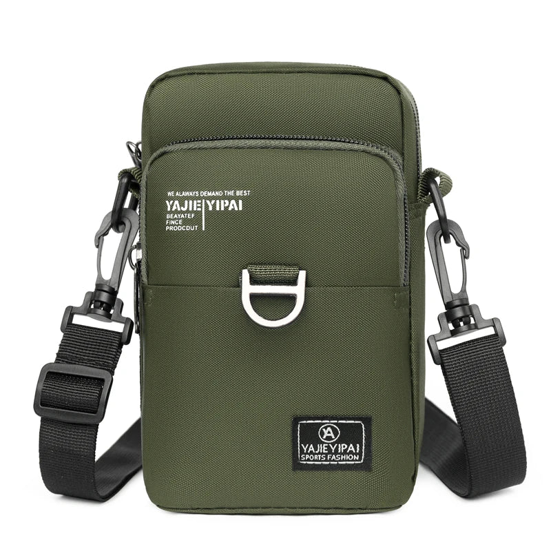 Sports Wallet Phone Bag Shoulder Bag Pouch Case Belt Handbag Purse Coin Wallet Retro Key Holder Small Money Bag