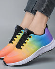2025 Spring New Fashion Sneakers  Athletic Sneakers for Lady for Women Soft Walking Flats Non-slip Casual Sport Tennis Shoes