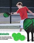 Pickleball Rackets Set Pickleball Paddle Set of 2 Rackets & 4 Pickleballs Balls Pickle-Ball Racquet with Balls Sports Accessory
