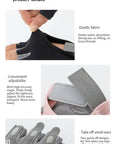 GTUBIKE 1 Pair Gym Body Building Training Fitness Gloves Sports Weight Lifting Exercise Slip-Resistant Gloves for Yoga Gloves