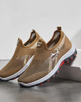 2025 Breathable Hiking Shoes Men Air Mesh Casual Sneakers For Outdoor Lightweight Casual Shoes Men New Fashion Walking Shoes