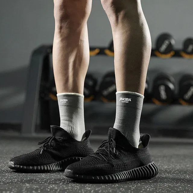 2Pcs Knitted Ankle Support For Sprains Arthritis Tendonitis Running Football Foot Protection Ankle Sleeve Sock Sports Anklet