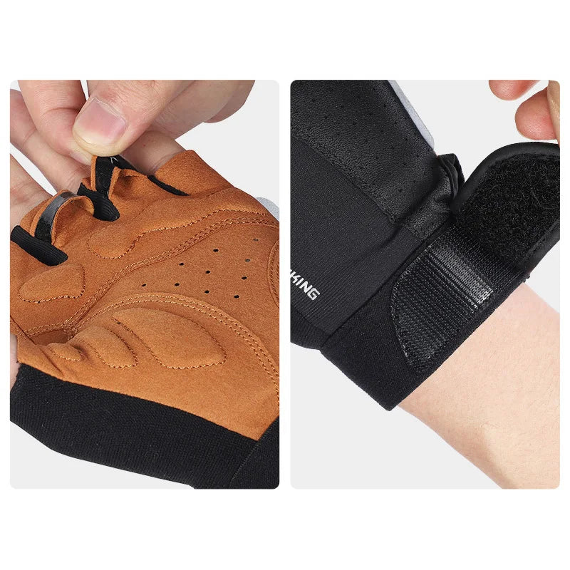 Sports Cycling Gloves Half Finger Men Women MTB Bike Gloves Running Fitness Gym Riding Motorcycle Bicycle Gloves