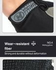 Gym Gloves Fingerless Gloves Anti-Slip Shock-Absorbing Breathable Gloves Sports Gloves for Training Lifting Weight Cycling