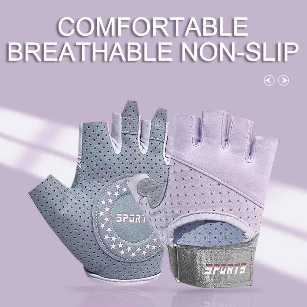 1Pair Breathable Workout Gloves,Weight Lifting Gloves for Gym, Cycling, Exercise,Fitness and Training,with Excellent Grip
