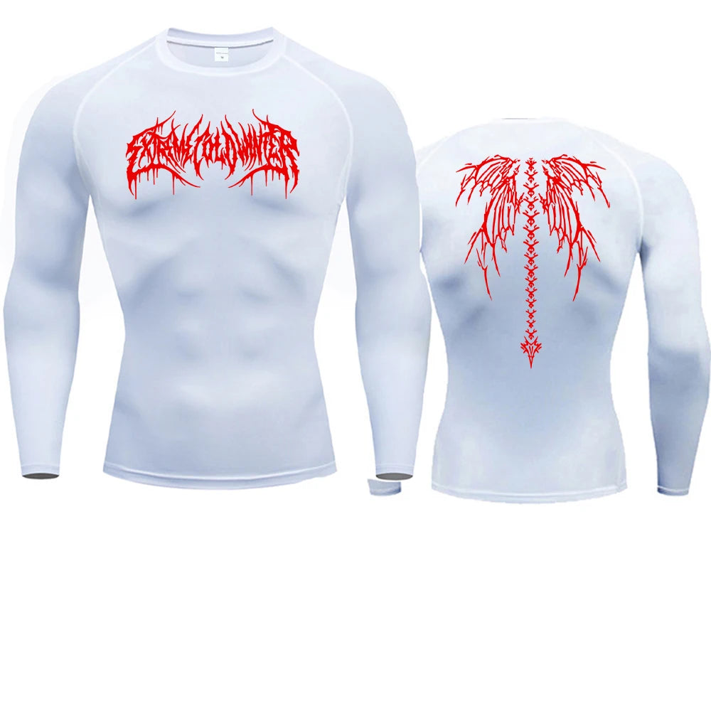 Men's T-shirt Men Running Sport T Shirt Men Compression Fitness Tops Tee Quick DryTight Training Gym Sport Running Shirts Jersey