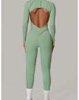 Yoga Suit Gym Set Women Training Sportswear Fitness Long Sleeved Sports Jumpsuit Women Push Up Female Workout Clothes Bodysuits