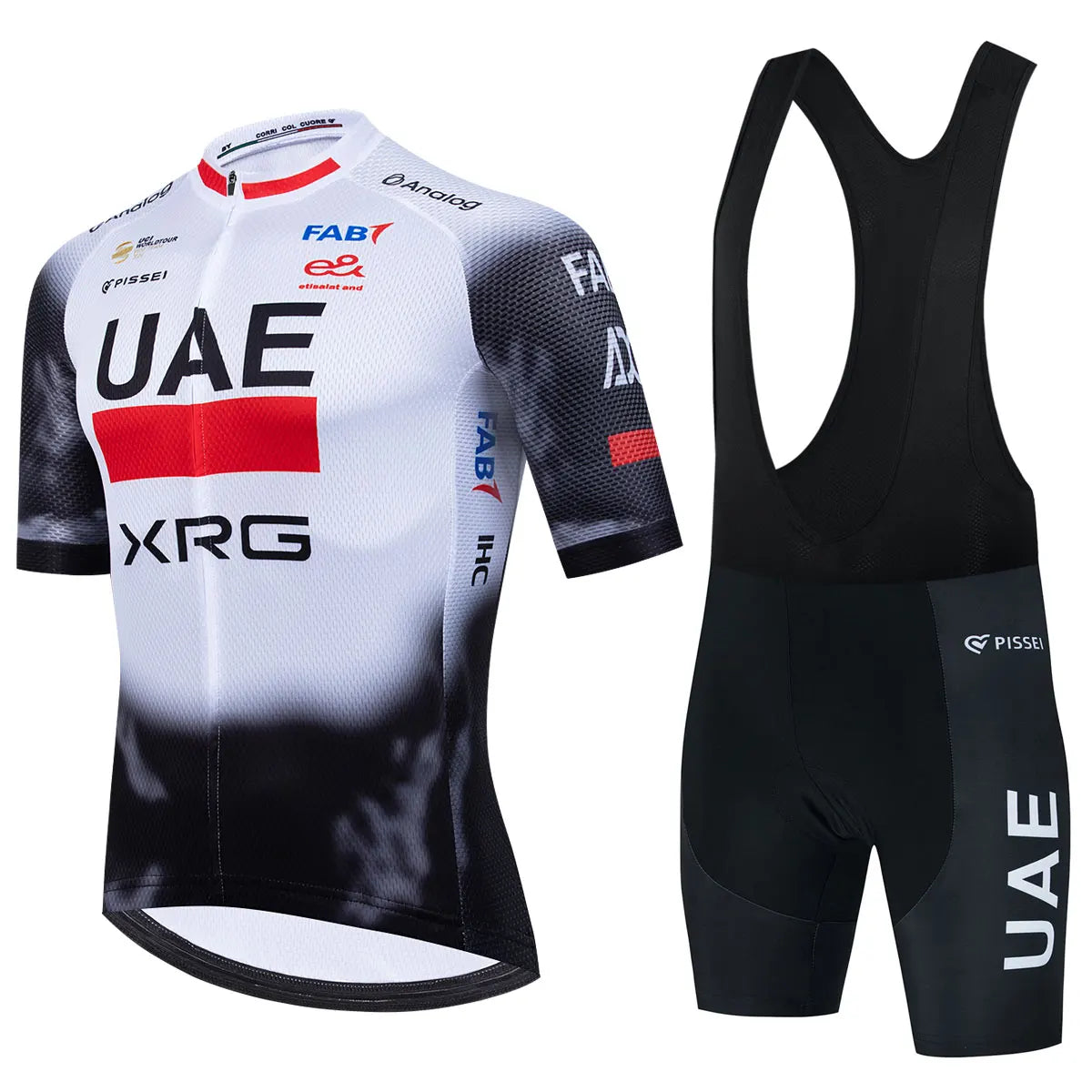 UAE TEAM Cycling Jersey Set 2025 Summer Men Mountain Bike Uniform Breathable Bicycle Clothing Suit Ropa Ciclismo Maillot Hombre