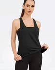 Women's Sports Smock Fitness Sports Vest T-shaped Quick Drying Slim Sleeveless Running Sports Vest