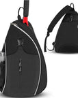 Oxford Tennis and Badminton Bag Outdoor Sports Training Shoulder Tennis Bag Pick Ball Paddle Backpack Crossbody Bags