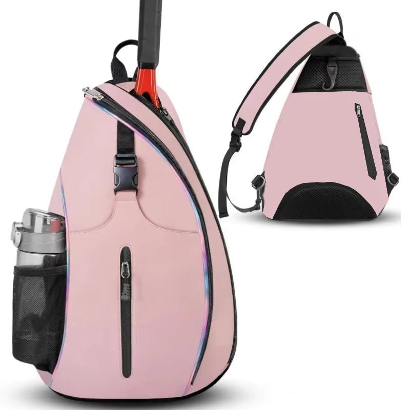 Oxford Tennis and Badminton Bag Outdoor Sports Training Shoulder Tennis Bag Pick Ball Paddle Backpack Crossbody Bags