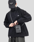 Sports Wallet Phone Bag Shoulder Bag Pouch Case Belt Handbag Purse Coin Wallet Retro Key Holder Small Money Bag